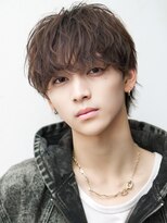 オーシャントーキョー シブヤジンナン(OCEAN TOKYO shibuya JINNAN) 無造作ショートマッシュシャドウパーマ韓国マッシュメンズカット