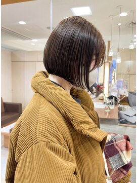 モリオ フロム ロンドン サッポロファクトリー店(morio FROM LONDON) 丸みボブ　札幌ボブ　似合わせカット