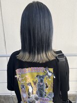 ジェスター(JESTER)&nbsp;〈atsuno〉ネイビーに裾ブロンド