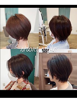 ヘアアトリエ ナイン(hair atelier nine) イメチェン/ホワイトブロンド/外ハネボブ/美髪/福島市