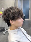 シャドウパーマツイストスパイラルパーマメンズパーマメンズヘア