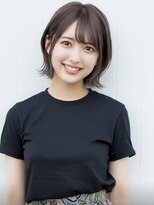 ファクトリーファイブ(Factory5) 小顔外ハネミディアムアッシュ20代30代40代くびれミディ韓国ヘア