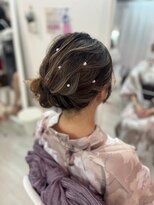 ホワイト 東京新宿店(White) サイドお団子スタイル♪