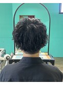濡れ感ナチュラル縦落ちツイスパ