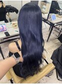 ★大人可愛い◎20代30代ブルーラベンダーロングヘア