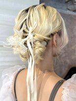 エルバイラビス 大宮(elu by lovis)&nbsp;《巴結生》結婚式ヘア/ツインアレンジ/ヘアセット