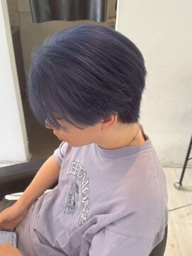 フェノメノン 栄店(PHENOMENON) メンズ/2ブリーチカラー/ネイビー