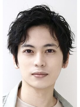 ゼンコー アオヤマ(ZENKO Aoyama) ナチュラルアップバング×スパイラルパーマ