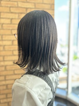 ロータス 川崎(LOTUS KAWASAKI) 鎖骨ライン　切りっぱなしボブ