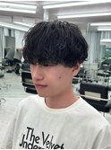 シャドウパーマ/波巻きパーマ/曲がる縮毛矯正/メンズ