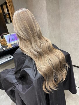 サニー 渋谷(SUNNY) バレイヤージュ、ハイライト、レイヤーカット、ダブルカラー