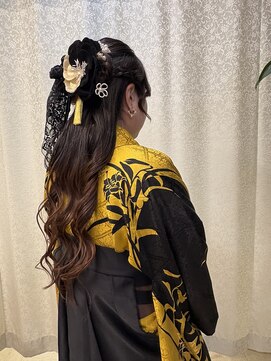 ボンビィヴァン(bon-vivant) 大分/卒業式/袴着付/ヘアセット