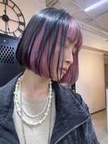 イエナ 渋谷(IENA)&nbsp;ピンクベージュインナーカラーくびれミディミルクティーベージュ