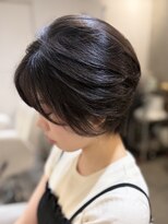 アフロディーテ(hair make aphrodite) 大人なショートボブ×前下がりショートボブ×前髪あり