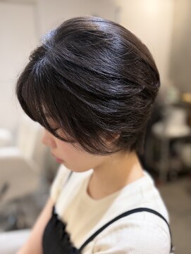アフロディーテ(hair make aphrodite) 大人なショートボブ×前下がりショートボブ×前髪あり