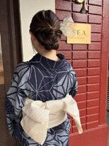 シー(SEA)&nbsp;編みこみシニヨン