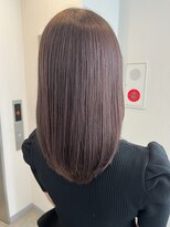 アメイロ(ame/iro) ツヤ感アップ!スモーキーバイオレットカラー♪ミディアム