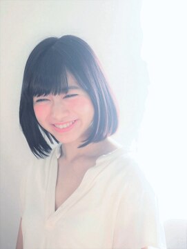 ソロヘアーメイクヘッドスパ(SOLO hair make headspa) ナチュラルストレートボブ