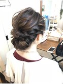 クラシカルミディアムシニヨンアレンジ【ヘアアレンジ　立川】