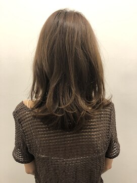 ロンド レグリーズ 立川(Lond leglise) ことりベージュ/ベージュ/柔らかセミディ/毛先パーマ〈深味〉