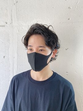 ヘアーワークス ヘルム 渋谷店(HAIR WORKS HELM) [HELM渋谷]メンズミディアムパーマスタイル☆