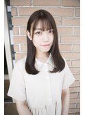 【salon de MiLK 原宿】透明感×耳かけミントベージュ