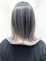 アルバム 銀座(ALBUM GINZA)&nbsp;ハイグラホワイトグレー_ハイライトカラー_ba305353