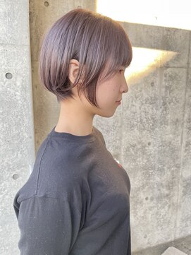 カシュカシュ(cache cache) ラベンダーアッシュショートスタイル