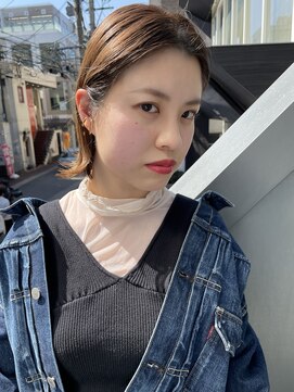 ヌード(NUDE) 「NUDE」#10代20代30代40代 外ハネボブ ミニボブ 前下りボブ