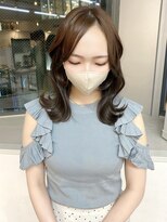 ミョンシル&nbsp;ミディアムくびれヘア