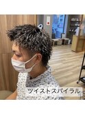 ツイストスパイラル/メンズパーマ/つくば美容室