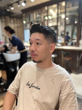 リバレッジ 広尾(Leverage) 外国人風フェードスタイル