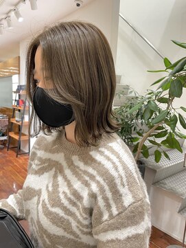 カッツ 元町店(CUT S) ハイライト×透明感ベージュ