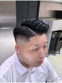 サイドパートスキンフェードショートF