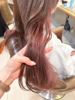 ネオリーブアイム 横浜西口店(Neolive aim)&nbsp;シアピンク インナーカラー 艶髪【横浜】k