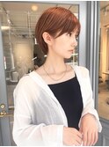 【小林翼】チョコレートカラー×大人ショート