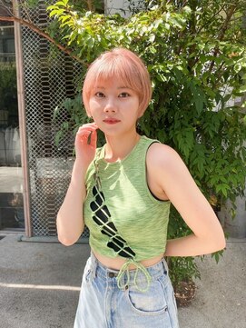 アンバー 池袋(amber) 夏におすすめのハイトーンショート[池袋/竹沢］