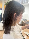 白髪ぼかしハイライト