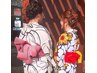 【夏限定】ヘアセット＋浴衣お着付け「6600→4990」