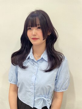 ゼスト 吉祥寺店(ZEST) 韓国ヘア/姫カット/ブルーラベンダー　吉祥寺桜