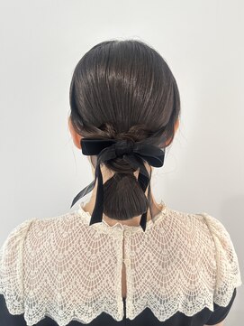 ミンクスオーバー(MINX OVER) 【ヘアセット】綺麗めシニョン