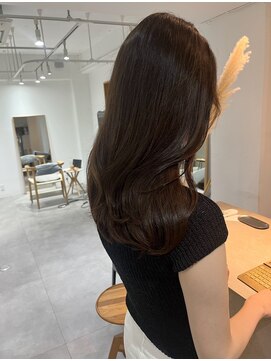 2195ヘアー 世田谷代田(2195hair) 地毛風カラー/韓国風磨き/艶髪ロング/髪質改善