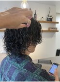 波巻きスパイラルパーマ