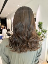 乾かしただけ韓国コテ巻き風デジタルパーマカット
