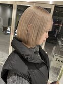 王道人気のミルクベージュとボブ！