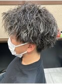 メッシュツイストアップバング