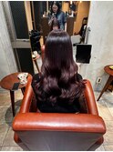 髪質改善カラー×ラベンダーブラウン【銀座,銀座一丁目美容室】