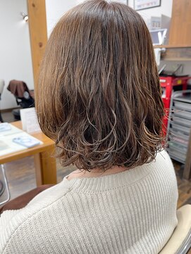 チームボス(Team BOSS) ゆるふわデジタルパーマスタイル