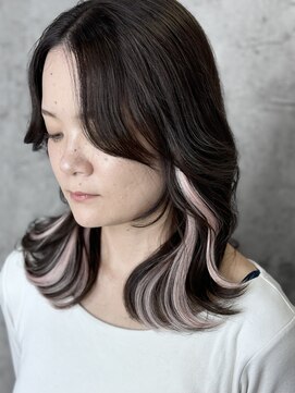 ルーツアイリー 心斎橋(ROOTS IRIE) 10代20代30代大人可愛いサクラピンクインナーエクステハイトーン