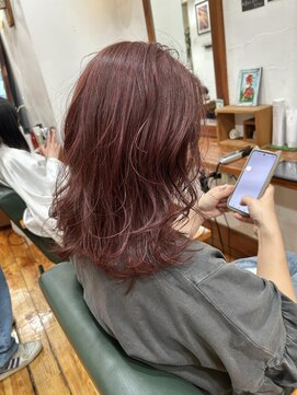 グリーク(GREEK) ブリーチなしカラー　チェリーブラウン